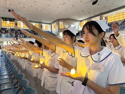 護理系112學年度加冠暨導光典禮圖片