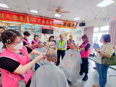 健美系前進菊島跨海義剪服務關懷長者圖片